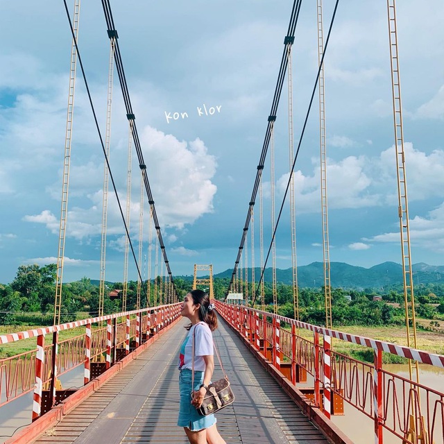 Đến Tây Nguyên đừng quên check-in với cầu treo "sống ảo" đẹp mê Kon Klor