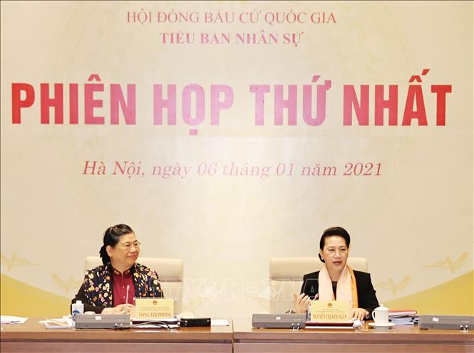 Tiểu ban Nhân sự, Hội đồng Bầu cử quốc gia họp phiên thứ nhất