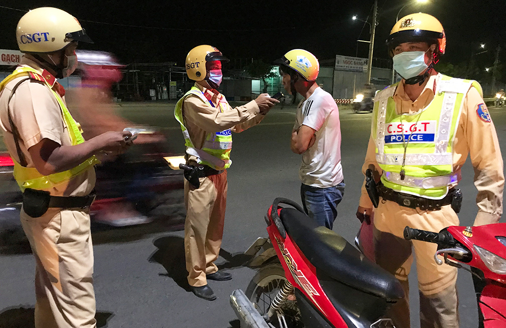 An Giang: Ra quân xử lý các phương tiện vi phạm trật tự an toàn giao thông