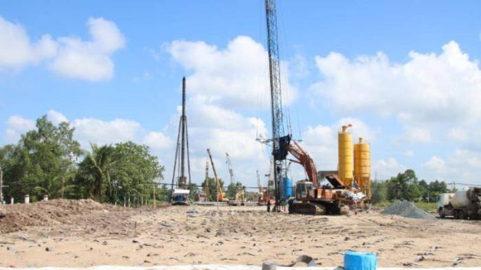 Dự án thi công cầu Mỹ Thuận 2 đang vượt tiến độ