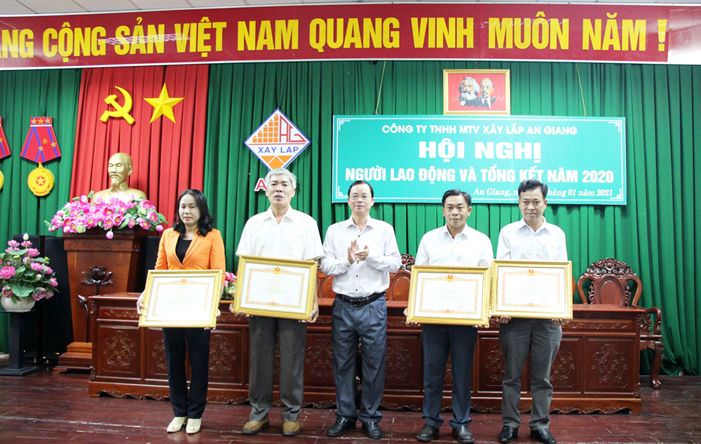 Công ty TNHH MTV Xây lắp An Giang đạt doanh thu 2.020 tỷ đồng