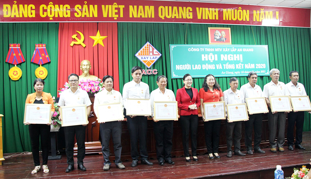 Công ty TNHH MTV Xây lắp An Giang đạt doanh thu 2.020 tỷ đồng