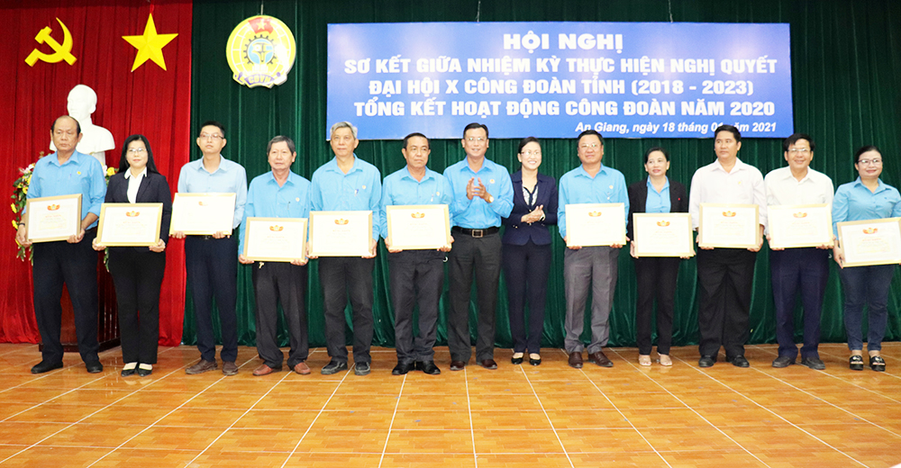 Liên đoàn Lao động An Giang đạt nhiều kết quả nổi bật sau nửa nhiệm kỳ