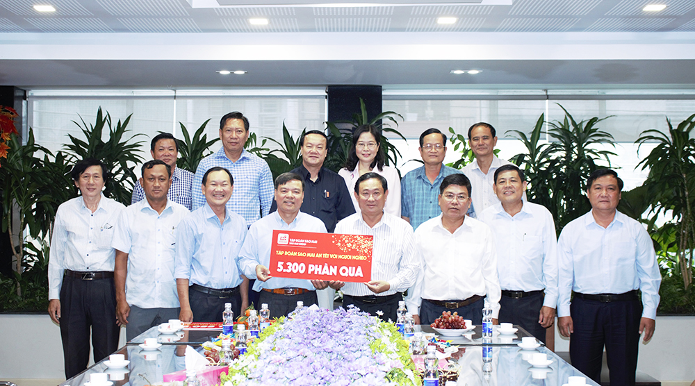 Sao Mai tài trợ các hoạt động chào xuân Tân Sửu ở An Giang