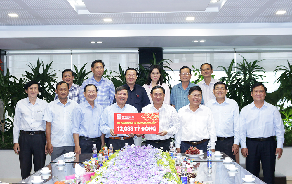 Sao Mai tài trợ các hoạt động chào xuân Tân Sửu ở An Giang