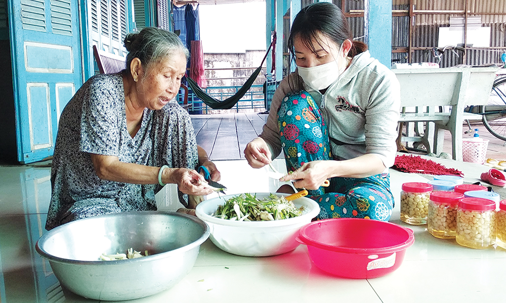 Sản xuất dưa cải, dưa kiệu mùa Tết