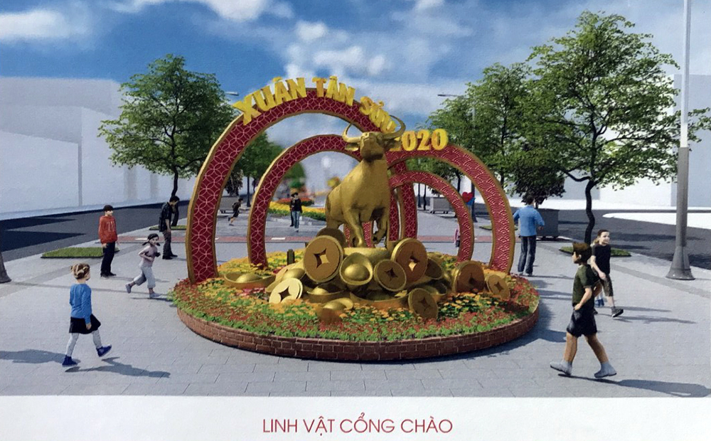 Long Xuyên chào Xuân