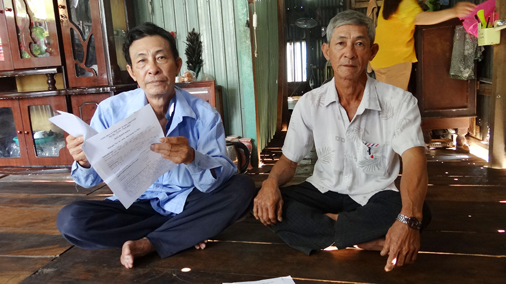 Đất tranh chấp bị xây dựng 2 căn nhà