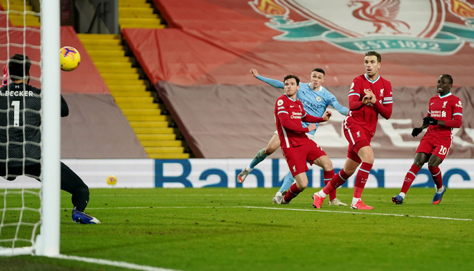 Liverpool thua tan tác Man City ở Anfield