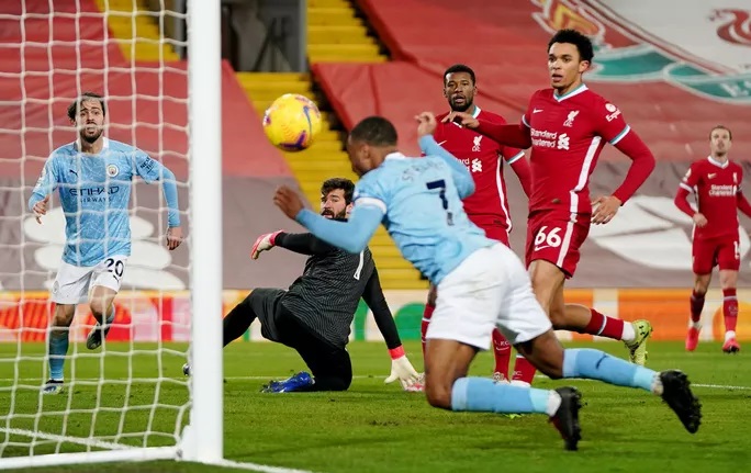 Liverpool thua tan tác Man City ở Anfield