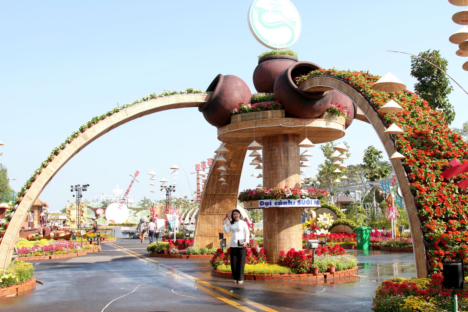 Khai mạc Ðường hoa nghệ thuật Cần Thơ năm 2021