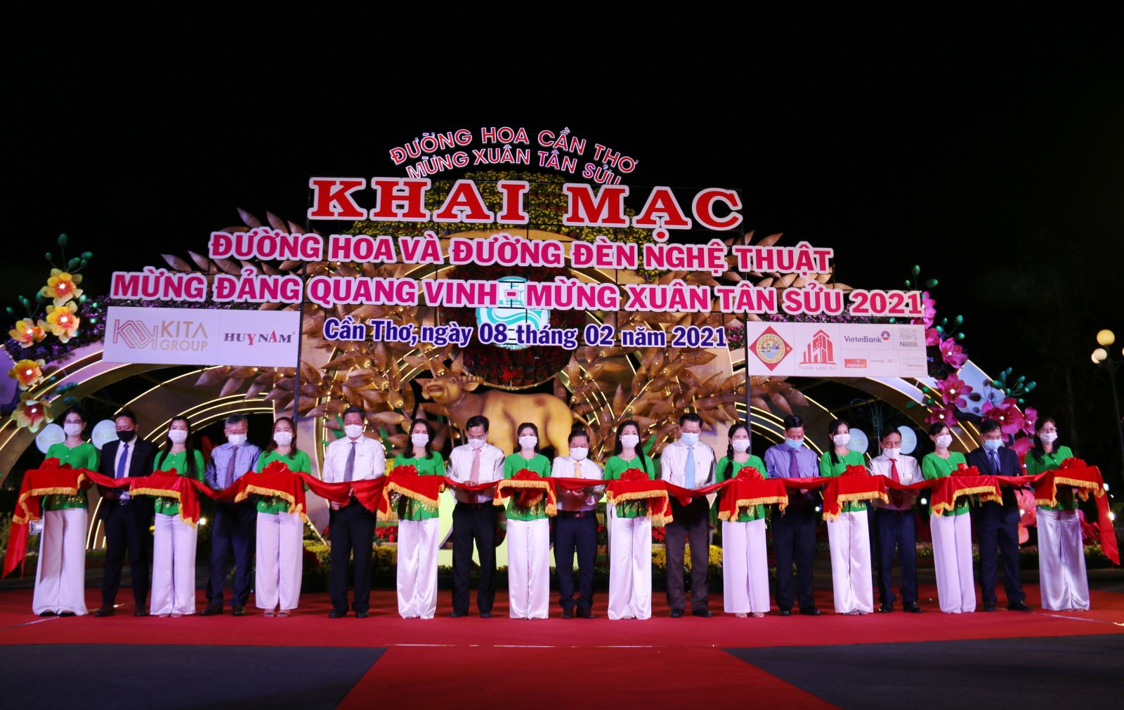 Khai mạc Ðường hoa nghệ thuật Cần Thơ năm 2021