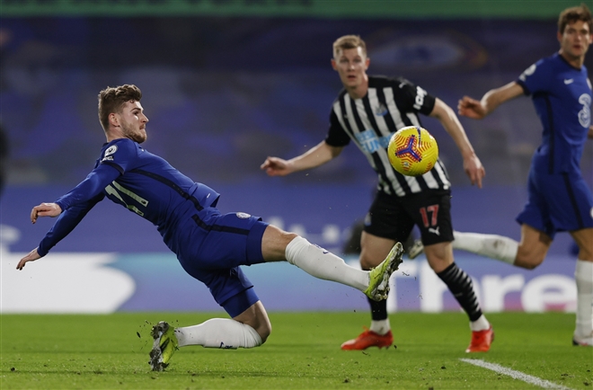Ngoại hạng Anh: Timo Werner ghi bàn, Chelsea có mặt trong top 4