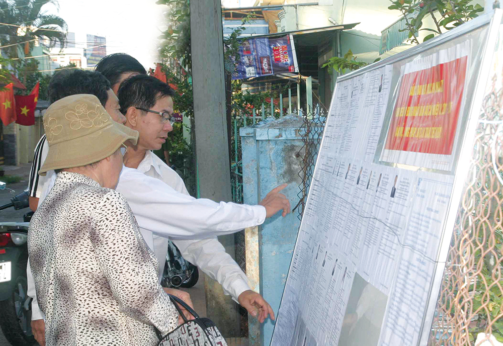 Nhân dân thực hiện quyền làm chủ thông qua phiếu bầu
