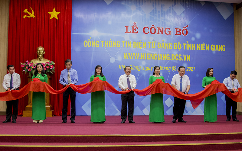 Thành lập Cổng thông tin điện tử Đảng bộ tỉnh Kiên Giang