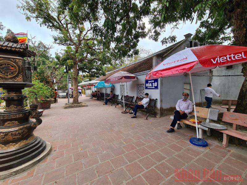 Bảo đảm phòng dịch trong ngày khai ấn Đền Trần
