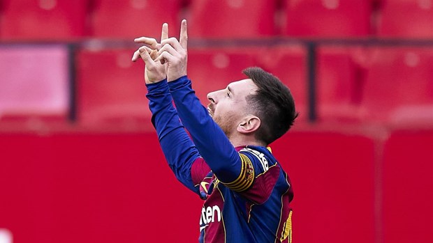 Messi tỏa sáng, Barcelona chỉ còn kém Atletico Madrid 2 điểm
