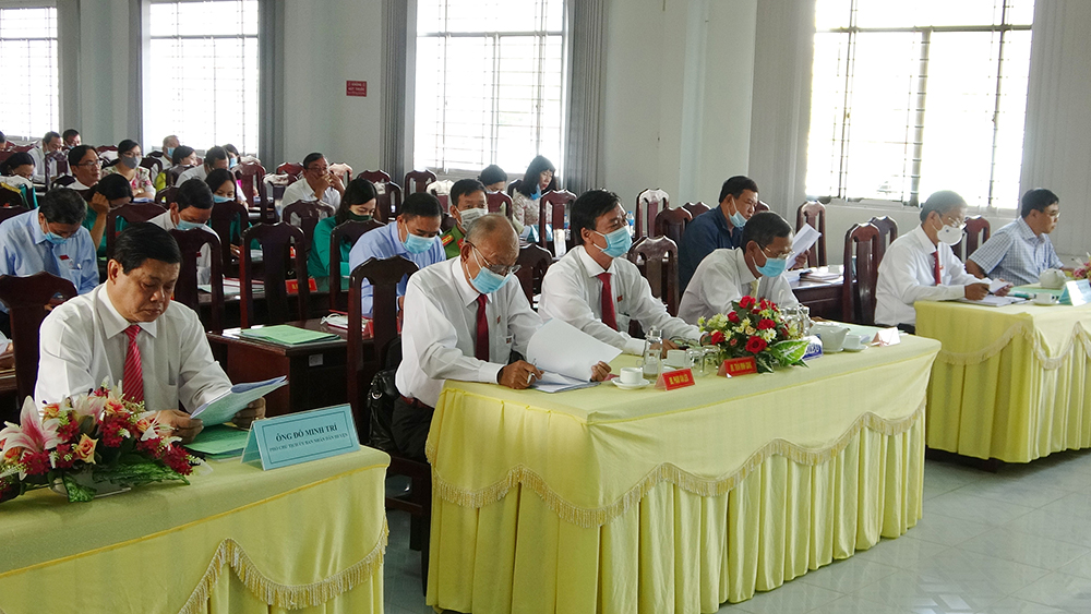 HĐND huyện Tri Tôn tổng kết nhiệm kỳ 2016-2021