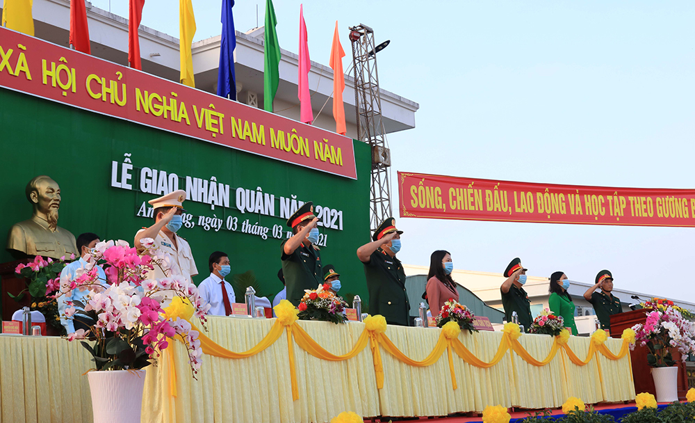 Hơn 1.500 thanh niên An Giang lên đường nhập ngũ