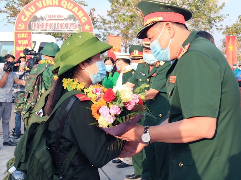 Hơn 1.500 thanh niên An Giang lên đường nhập ngũ