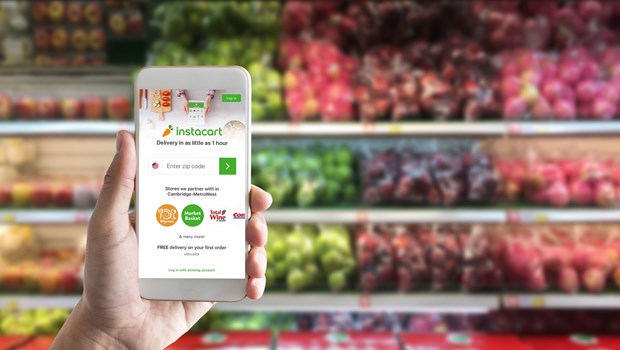 Mỹ: Startup dịch vụ giao hàng Instacart được định giá 39 tỷ USD