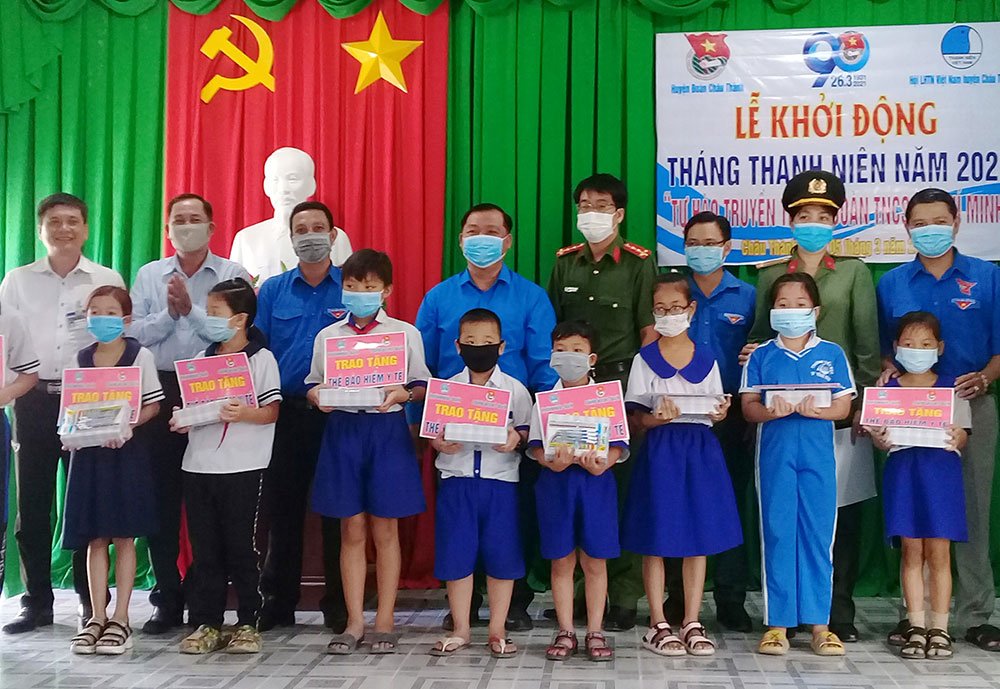 Huyện đoàn Châu Thành ra quân Tháng Thanh niên năm 2021
