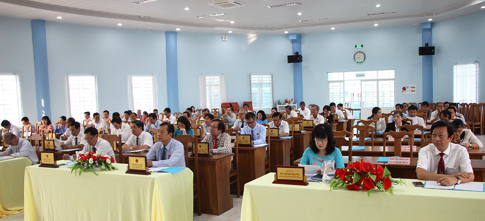 Kỳ họp thứ 15 HĐND huyện Chợ Mới tổng kết hoạt động nhiệm kỳ 2016-2021