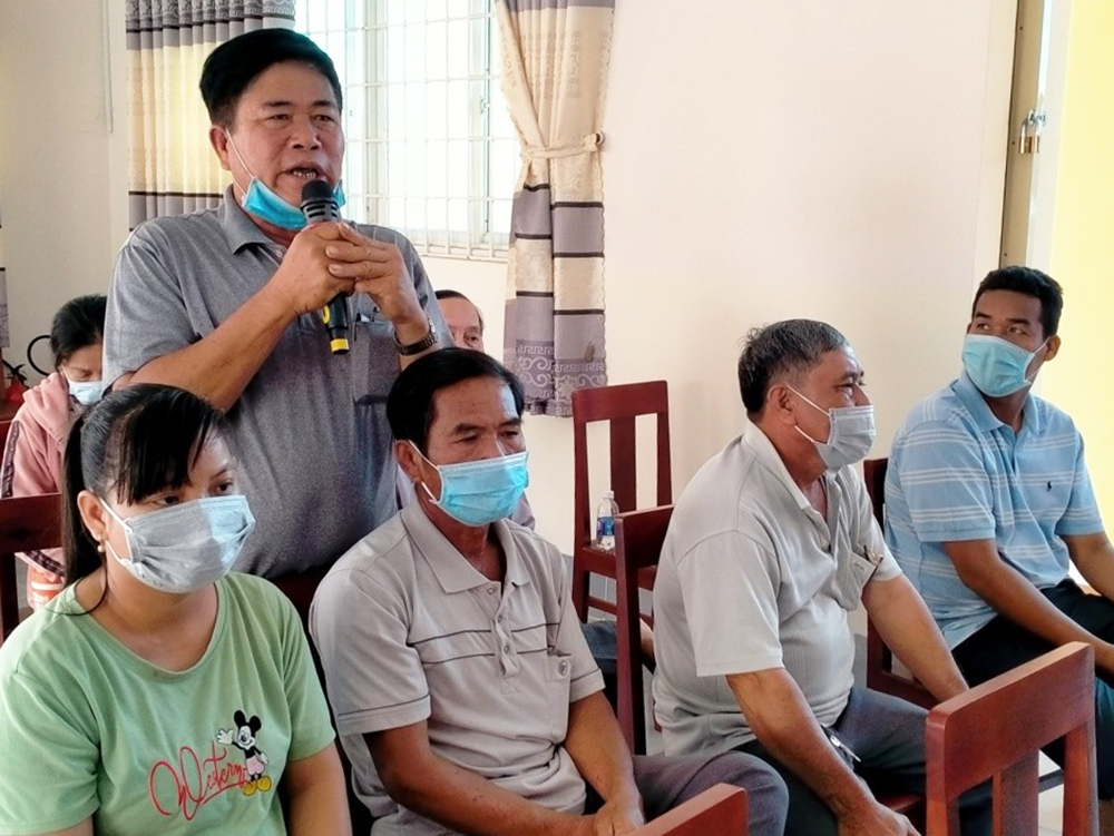 Ban Thường vụ Thị ủy Tân Châu đối thoại và lắng nghe ý kiến nhân dân