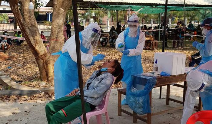 Campuchia ghi nhận ca mắc Covid-19 kỷ lục trong 1 ngày