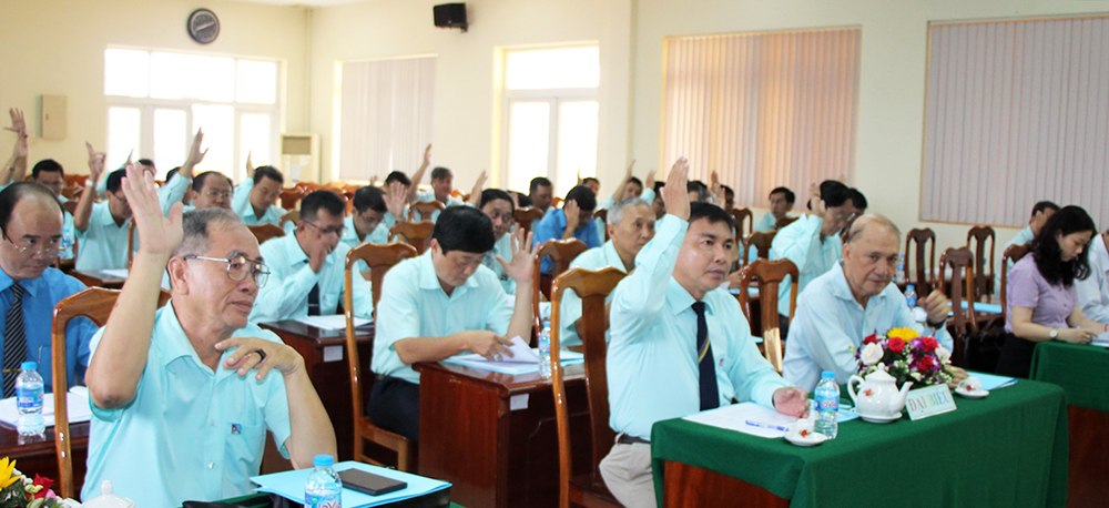 Công ty Cổ phần Điện nước An Giang hội nghị đại biểu người lao động năm 2021