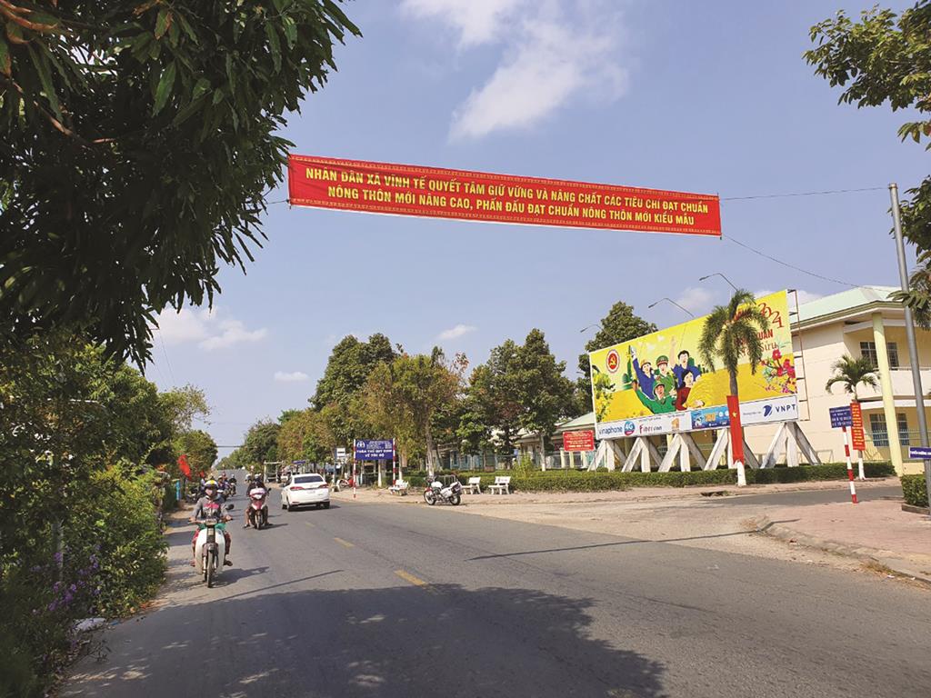 Vĩnh Tế - xã nông thôn mới nâng cao