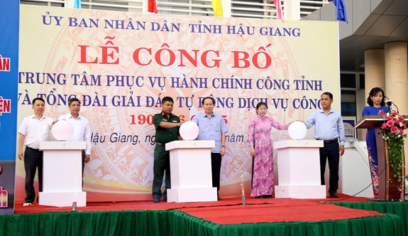 Hậu Giang công bố thành lập Trung tâm Phục vụ hành chính công