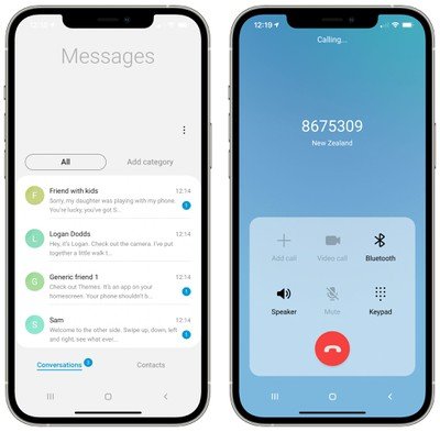 Samsung ra mắt ứng dụng cho phép bạn trải nghiệm giao diện của smartphone Galaxy ngay trên iPhone