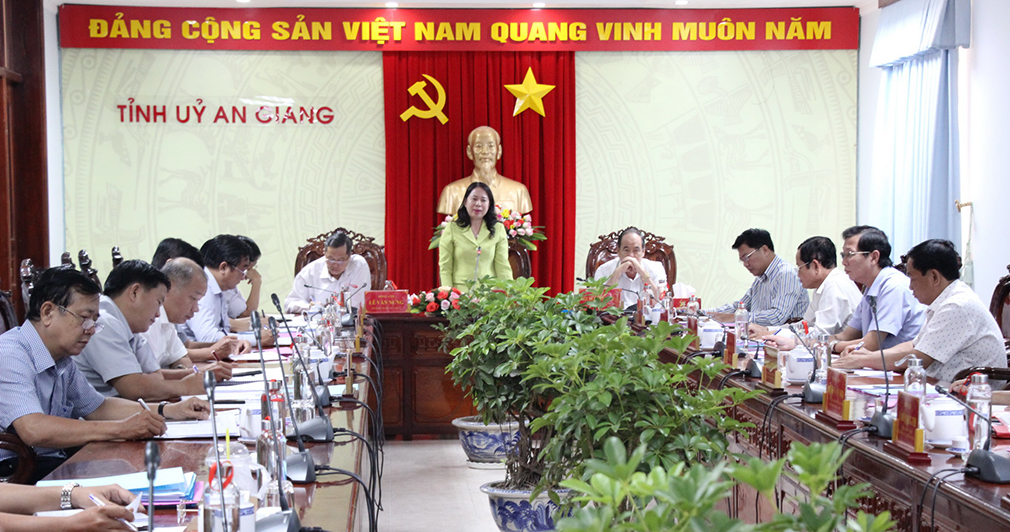 Ban Chỉ đạo công tác bầu cử đại biểu Quốc hội khóa XV và bầu cử đại biểu HĐND các cấp tỉnh An Giang họp lần thứ 3