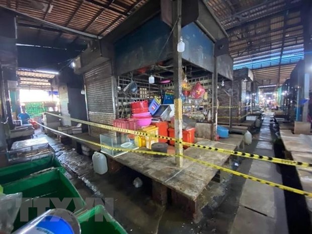 Dịch COVID-19: Campuchia đóng cửa chợ lớn nhất ở Preah Sihanouk