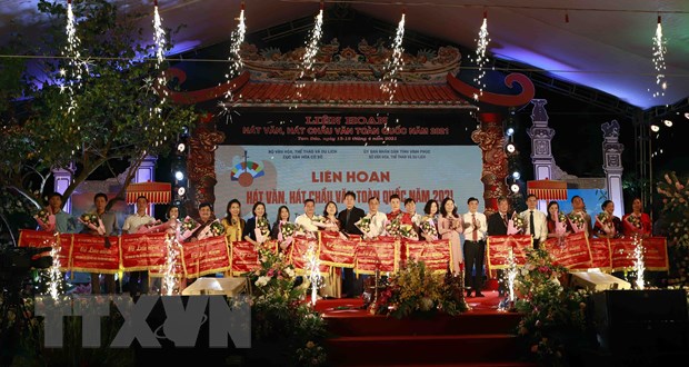 Khai mạc Liên hoan hát văn, hát chầu văn toàn quốc năm 2021