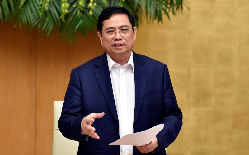 Thủ tướng Phạm Minh Chính làm việc với Ngân hàng Nhà nước Việt Nam