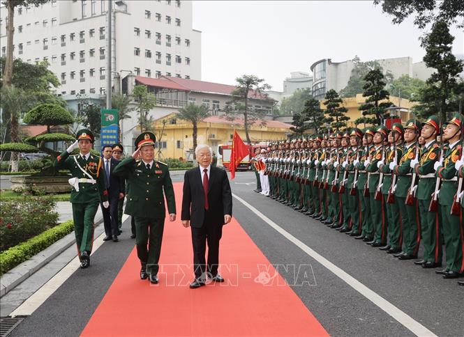 Tổng Bí thư dự Lễ kỷ niệm 70 năm Ngày Truyền thống Bệnh viện 108