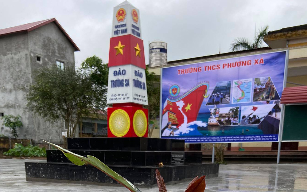 Phú Thọ xây 25 mô hình cột mốc Trường Sa tại các trường học