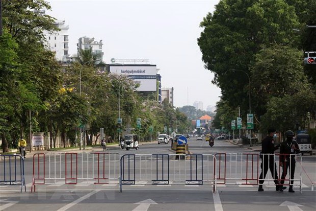 Gần 9.000 ca nhiễm COVID-19, Campuchia tăng kiểm soát phong tỏa