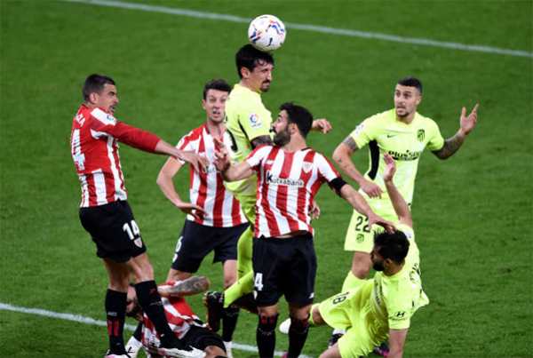 Thua đau Bilbao, Atletico Madrid lỡ cơ hội bứt tốp với Real và Barca