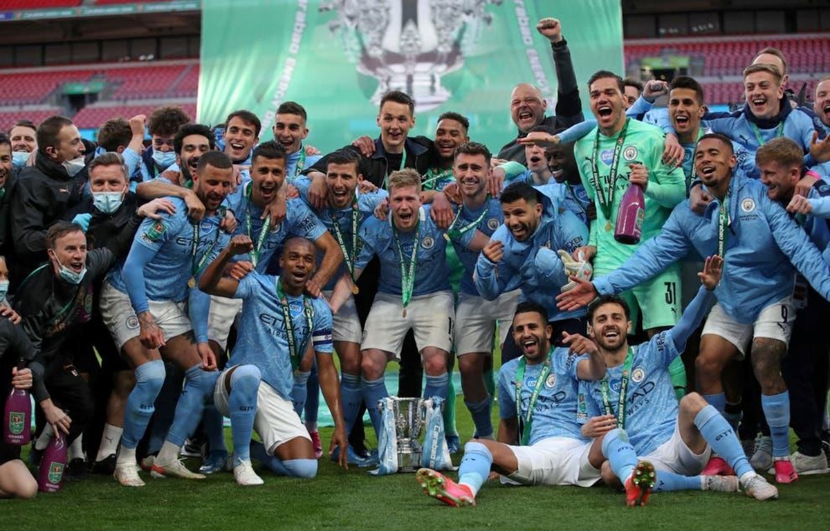 Hạ Tottenham, Man City lần thứ tư liên tiếp vô địch League Cup