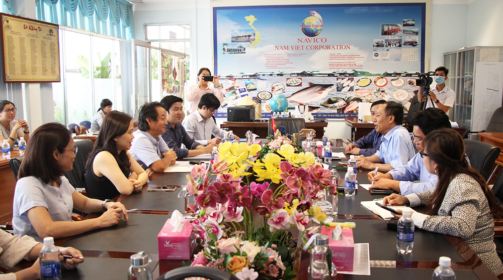 Bộ Công thương và Tập đoàn Aeon khảo sát doanh nghiệp xuất khẩu gạo, thủy sản ở An Giang