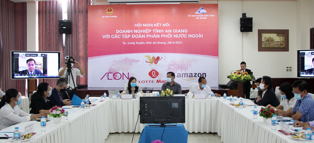 An Giang kết nối doanh nghiệp tỉnh với các Tập đoàn phân phối
nước ngoài