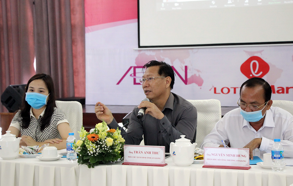 An Giang kết nối doanh nghiệp tỉnh với các Tập đoàn phân phối
nước ngoài