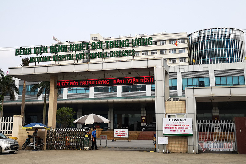 BV Bệnh nhiệt đới TƯ tạm dừng tiếp nhận bệnh nhân, xét nghiệm toàn bộ người trong viện