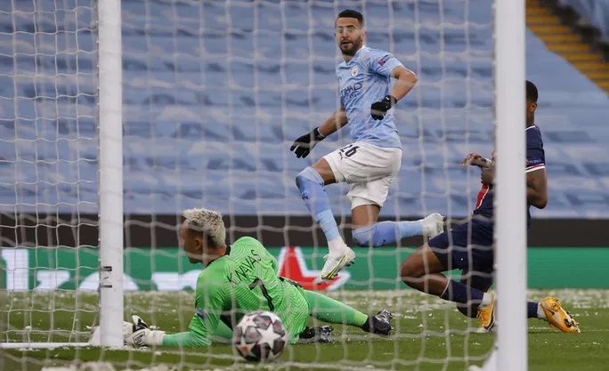 Champions League: Mahrez lập cú đúp hạ PSG, Man City giành vé chung kết lịch sử