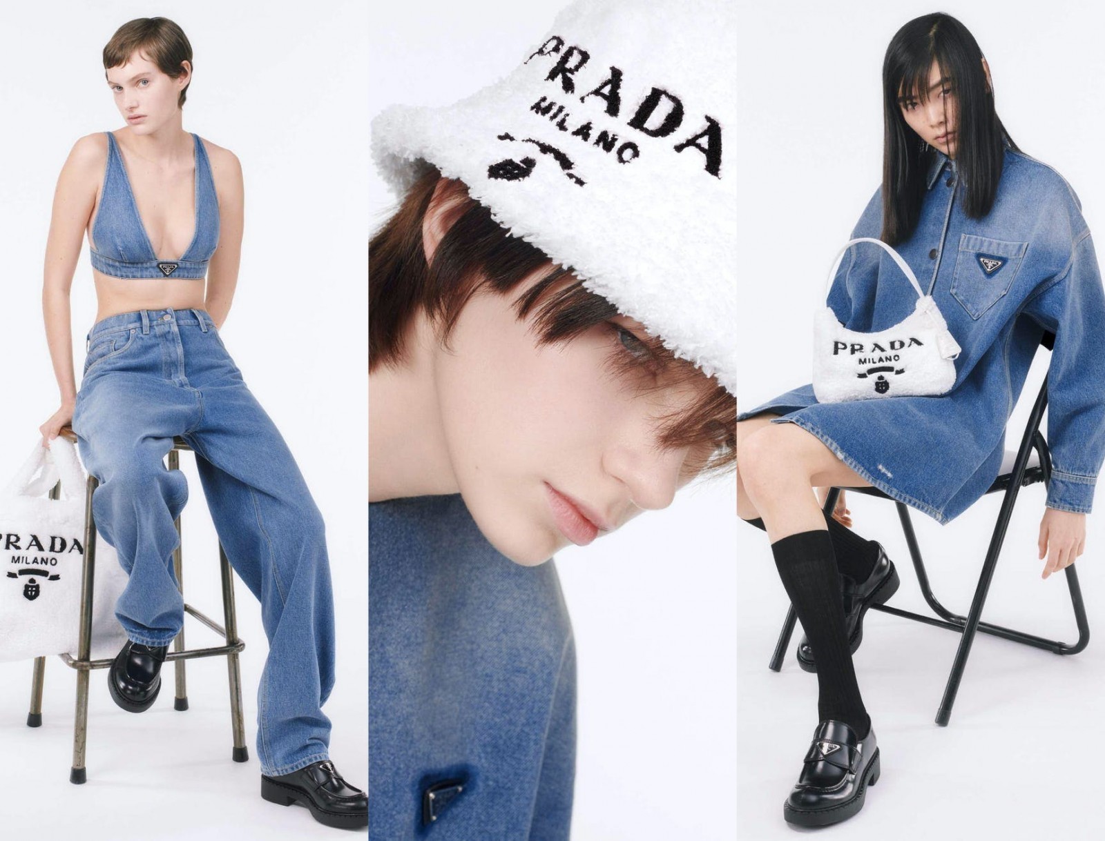Prada ra mắt bộ sưu tập bền vững với chất liệu denim hữu cơ