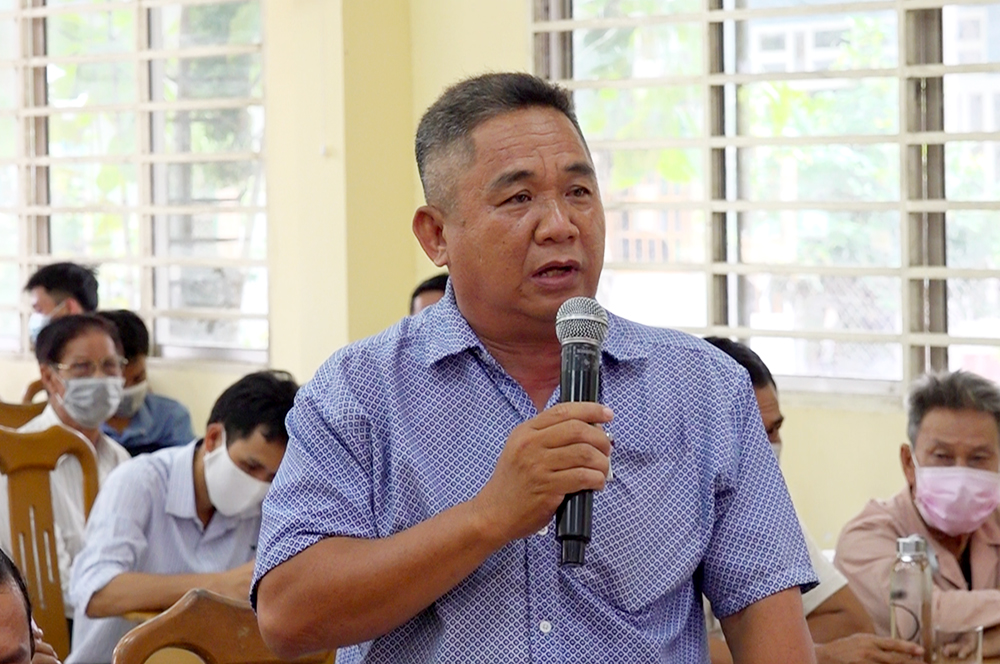 Ứng cử viên đại biểu HĐND tỉnh An Giang gặp gỡ, tiếp xúc giữa cử tri huyện Thoại Sơn