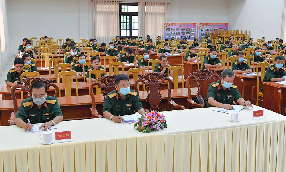 Đảng ủy Quân sự tỉnh An Giang nghiên cứu, học tập, quán triệt Nghị quyết Đại hội XIII của Đảng